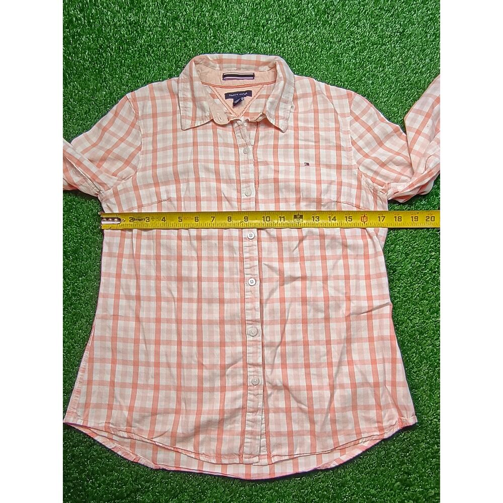 Tommy Hilfiger Plaid Button-Up Shirt - Women's M - Picture 4 of 6